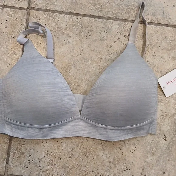 NWT Isaac Mizrahi Gray Women's Bra 36C - Picture 2 of 9